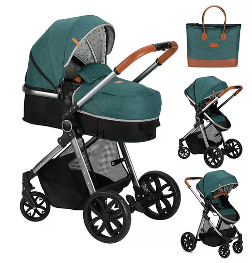 купить Детская коляска MoMi Limuru 2/1 Green в Кишинёве 