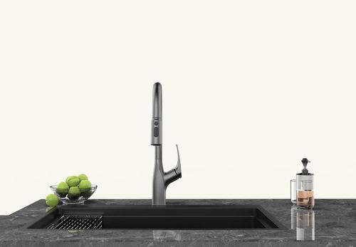 купить Смеситель кухонный Backer ERA 3440 Gun Gray в Кишинёве 