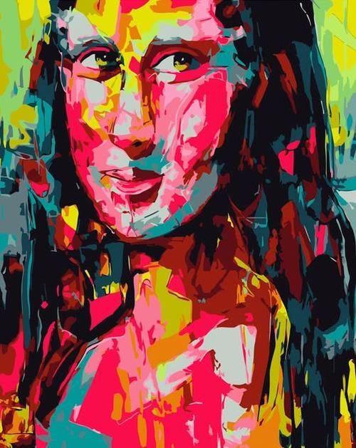 cumpără Tablou pe numere Strateg 57263 Mona Lisa 40x50cm în Chișinău 