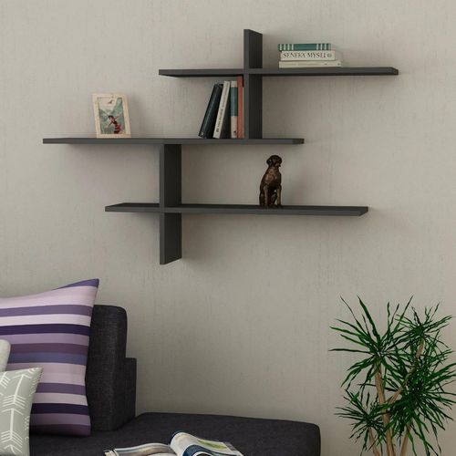 купить Полка декоративная Trendy Leu-Antracit 123x80x22cm (GTR005360) в Кишинёве 