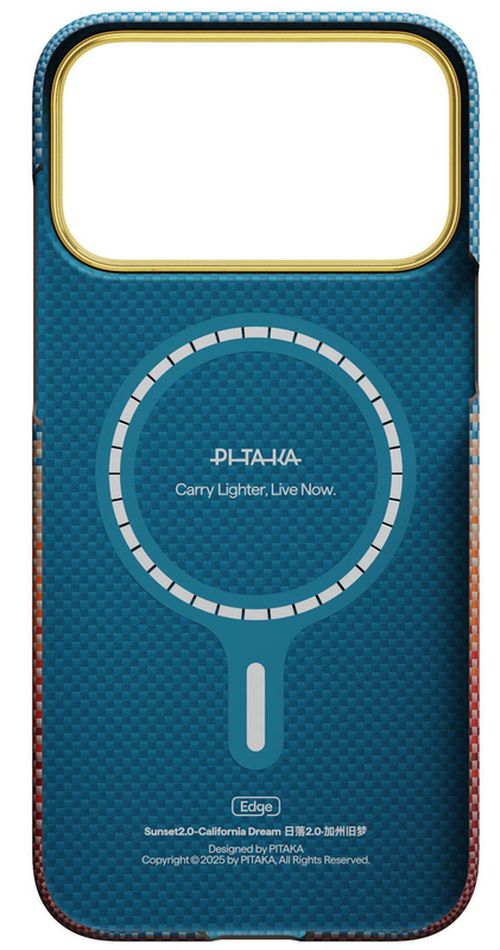 купить Чехол для смартфона Pitaka iPhone 17 Pro Max Sunset 2.0 California Dream 01 Edge (SCD1701PM) в Кишинёве 