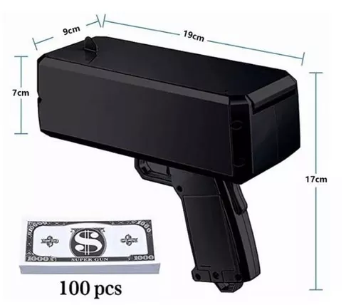 купить Игрушка Essa 2022-3 Электронный денежный пистолет, 100 банкнот в Кишинёве 