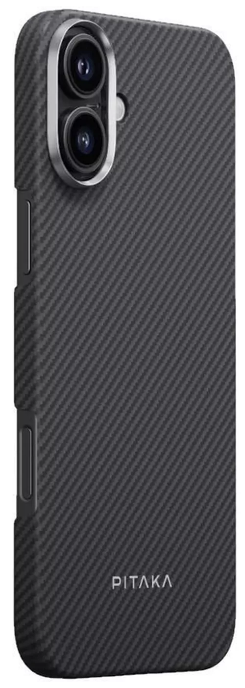 купить Чехол для смартфона Pitaka Ultra-Slim Case for iPhone 16 Plus Black/Grey (KI1601MA) в Кишинёве 