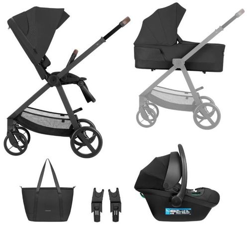 cumpără Сărucior pentru copii Kikka Boo 31001010275 Carucior 3in1 Mia Black 2026 în Chișinău 