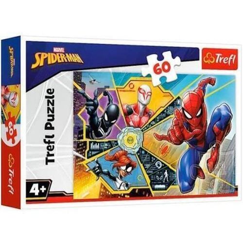 cumpără Puzzle Trefl 17372 Puzzles 60 On the web, Disney Marvel Spiderman în Chișinău 
