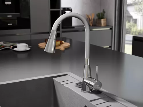 купить Мойка кухонная Ferro DRGM1/48/58GA 580x480 gri в Кишинёве 