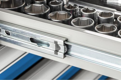 cumpără Sistem de depozitare a instrumentelor Hoegert HT7G049 Тележка инструментальная 7 ящиков с боковым отделением (790x790x490 мм) în Chișinău 