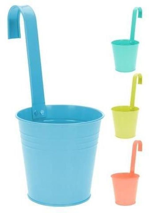 cumpără Ghiveci pentru flori ProGarden 33811 Кашпо подвесное Ведро металлическое 13.5Х9.5Х29cm în Chișinău 