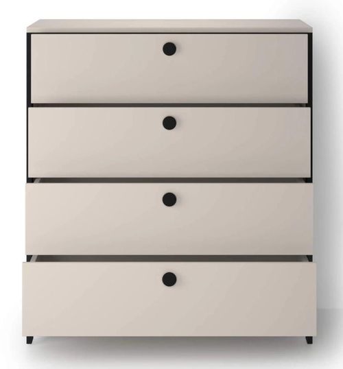 купить Комод Fabrik Home Clay 4 ящика (с подсветкой) Кашемир в Кишинёве 