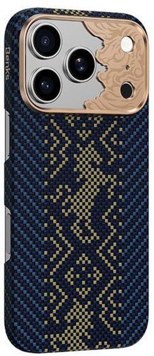 купить Чехол для смартфона Benks Knight Air C1 with kevlar iP18 Pro Max/17 Pro Max (Blue) в Кишинёве 