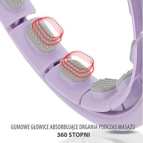 купить Инвентарь для гимнастики HMS 7438 SET cerc hoola hoop cu greutate + curea (17-44-634) в Кишинёве 