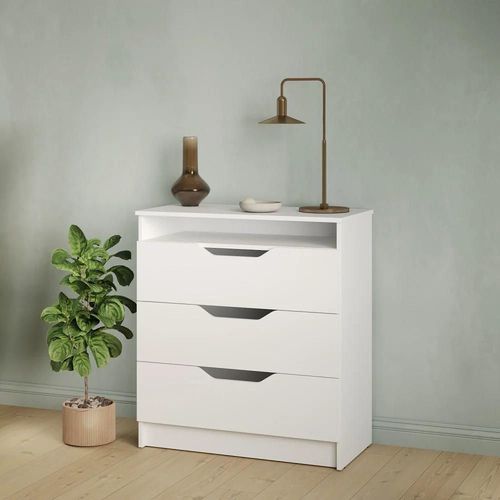 cumpără Comodă MebelStar 800 LILU 81x40x89 White (MBS-1301) în Chișinău 