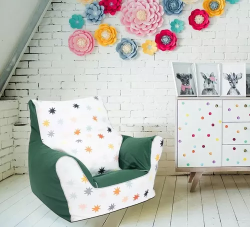 cumpără Fotoliu BeanBag New Baby 52583 Детское кресло с наполнителем шариками зеленое în Chișinău 