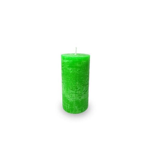 купить Декор Promstore 46116 Zniczplast Свеча пеньковая Decor 12x6cm, 38час, Hand made, зеленая в Кишинёве 