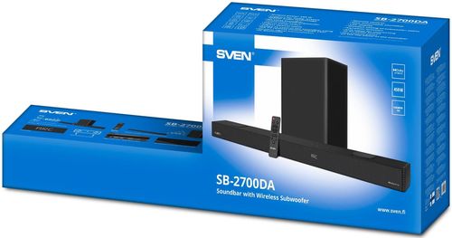 cumpără Soundbar Sven SB-2700DA with wireless subwoofer, black în Chișinău 