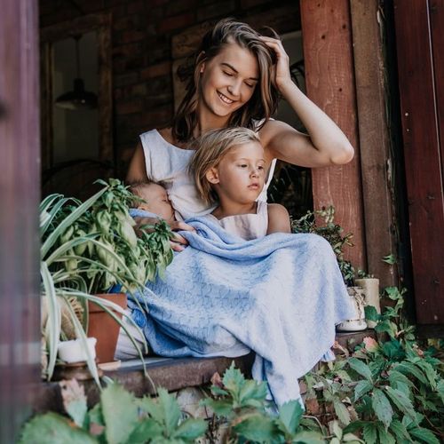 Покрывало La Millou Bamboo Tender Blanket Blue Jeans 