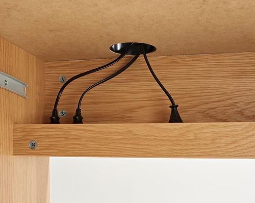 купить Офисный стол Ikea Micke cu unitate suplimentara 105x50 (Aspect Stejar) в Кишинёве 