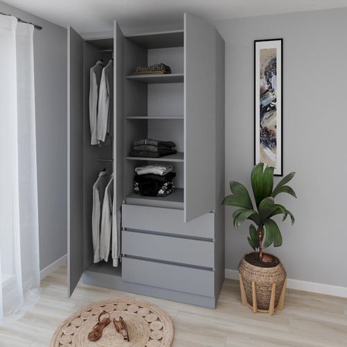 купить Шкаф Smartex (15873) N15 120cm Grafit в Кишинёве 