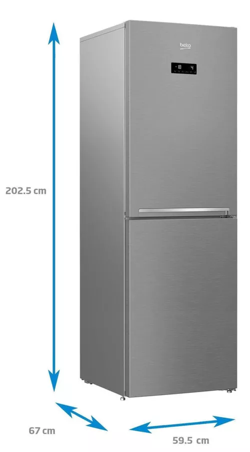 купить Холодильник с нижней морозильной камерой Beko RCNA386E40ZXBN в Кишинёве 