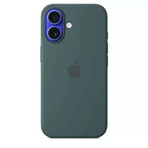 cumpără Husă pentru smartphone Apple iPhone 16 Plus Silicone Case with MagSafe Lake Green MYYH3 în Chișinău 