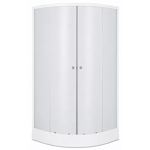 cumpără Cabină de duș MPN 110062, 900X900X1940, cada joasa, forma rotunda., sticla fumurie în Chișinău 