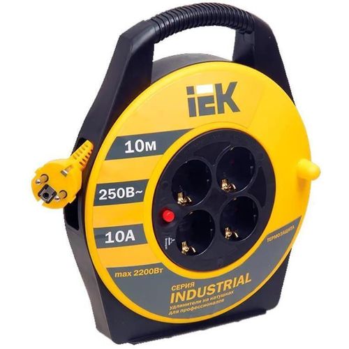купить Удлинитель электрический IEK 209888 Mosor prelungitor ук10 cu 4 locuri 2p+pe/10m 3x1.5 mm2 в Кишинёве 