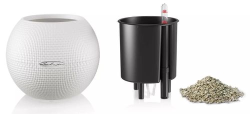 cumpără Ghiveci pentru flori Lechuza Puro Color 20, White în Chișinău 