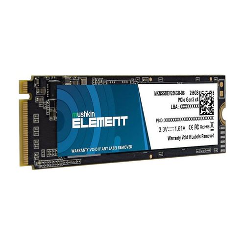 купить SSD накопитель 256GB SSD NVMe M.2 Gen 3 x4 Type 2280 Mushkin Element MKNSSDEV256GB-D8, Read 2000MB/s, Write 1400MB/s в Кишинёве 