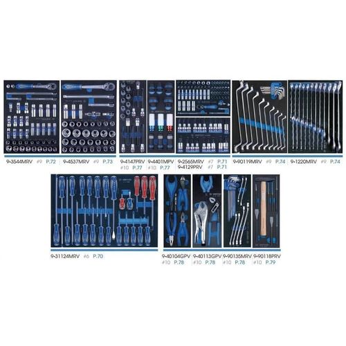 cumpără Set de unelte de mână King Tony 934-010MRVD в ложаментах 286 ед. VAG, MB, OPEL, BMW, Japanese în Chișinău 