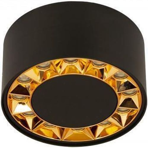 cumpără Corp de iluminat interior LED Market Surface Downlight Wheel 12W, 3000K, LM-XC006, Ø115*58mm, Black+Golden în Chișinău 