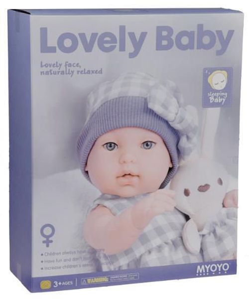 cumpără Păpușă Essa YT12-2C Păpușă din gel moale Mov, 33 cm în Chișinău 