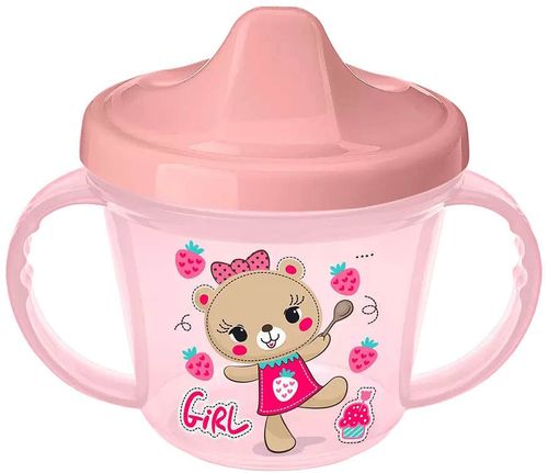 cumpără Cană cu pai Бытпласт 45533 Пластишка 200ml с ручками în Chișinău 