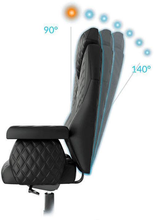 купить Офисное кресло Kulik System Diamond Black Eco в Кишинёве 