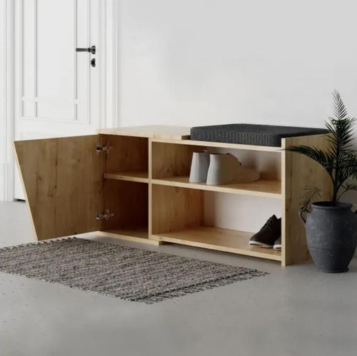 cumpără Raft pentru încălțăminte Trendy Fiona, Stejar 104x37x47cm în Chișinău 