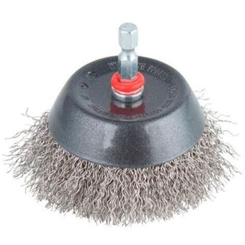 cumpără Set de tubulare, bite, duze Wolfcraft Perie tip oala din sarma de otel inoxidabil 75mm 2746000 în Chișinău 