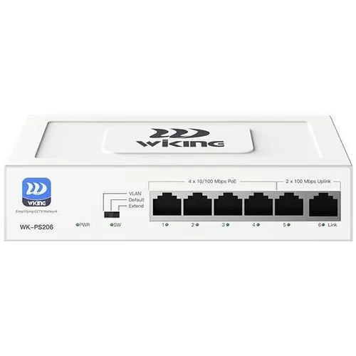 cumpără Switch/Comutator Wi-tek WK-PS206 (4PoE + 2Uplink) în Chișinău 