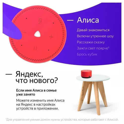 cumpără Boxă portativă Bluetooth Yandex YNDX-00025R Alisa Station Lite Red în Chișinău 