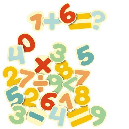 купить Игрушка Hape E2007 Set de figurine magnetice Numere в Кишинёве 