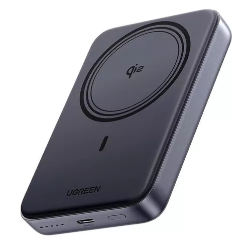 купить Аккумулятор внешний USB (Powerbank) Ugreen 45763 Magsafe Qi2 10000mAh, Grey в Кишинёве 