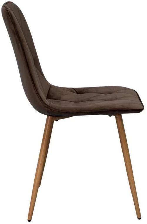 купить Стул Evelin di Costacurta YTC-080Wo, BLUVEL38 (Brown) в Кишинёве 