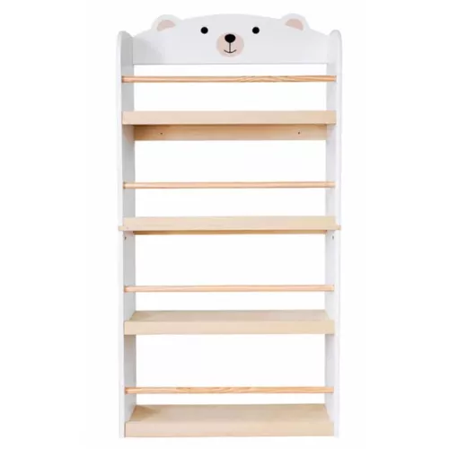 купить Шкаф детский U-Grow UG-74BIBL BEAR (raft pentru depozitare cărți și jucării) в Кишинёве 