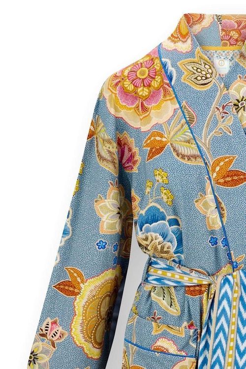 купить Домашний текстиль Pip Studio 51.510.741 Nisha Kimono Matata Blue XL Blue в Кишинёве 