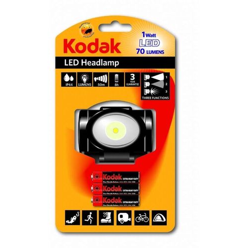 купить Фонарь Kodak Headlamp 1-watt/70 lumens + 3 x AAA EHD batt в Кишинёве 