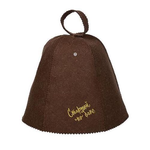 cumpără Accesoriu pentru baie Банные Штучки 47767 Caciula pentru sauna Старший по бане, fetru în Chișinău 