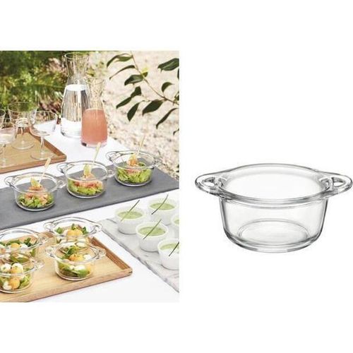 cumpără Veselă Bormioli Rocco 27064 Емкость сервировочная стеклянная Buffet 300ml în Chișinău 