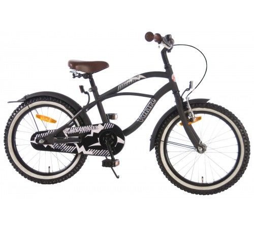 Volare 31802 Велосипед "Cruiser black 18" чёрный 