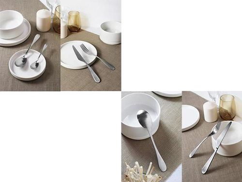 cumpără Tacămuri Pinti 56796 Set de tacamuri Drop 24buc, inox 18/0, Eco Box în Chișinău 