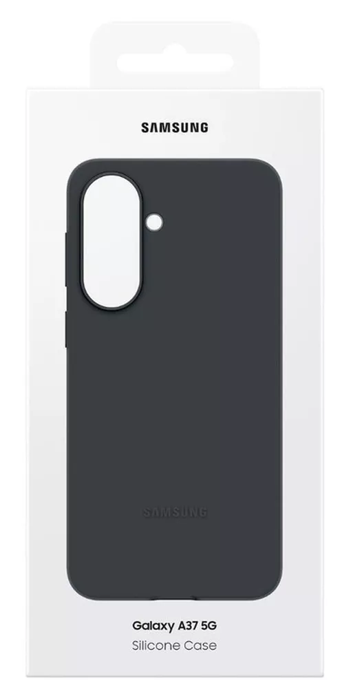 купить Чехол для смартфона Samsung EF-PA376 Galaxy A37 5G Silicone Case Black в Кишинёве 