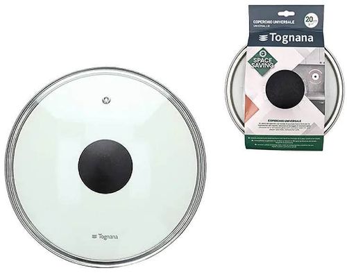 купить Крышка Tognana 55918 Компактные салфетки, 20 см, с отводом пара, металлический край в Кишинёве 