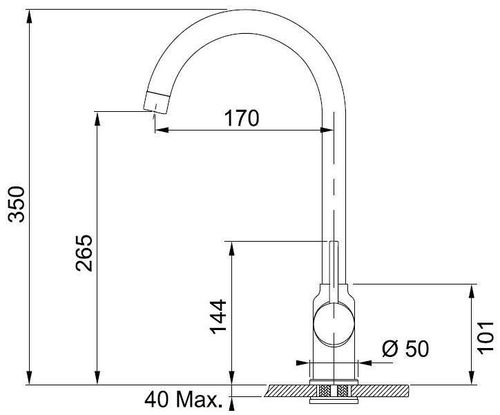 купить Мойка кухонная со смесителем Franke 114.0660.131 ROG 610 + Pola 1.0 Negru в Кишинёве 